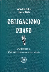 Obligaciono pravo
-POSEBNI DIO-
drugo izmijenjeno i dopunjeno izdanje